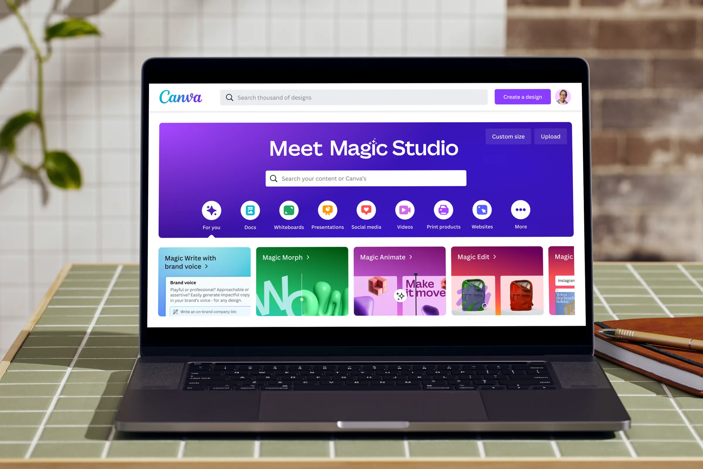 Canva, UX100 leader in Design