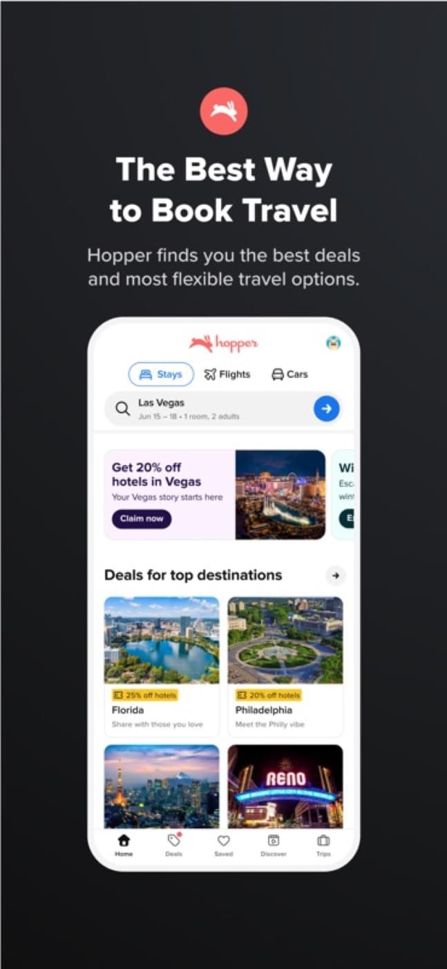 Hopper, UX100 leader in Travel & Hospitality