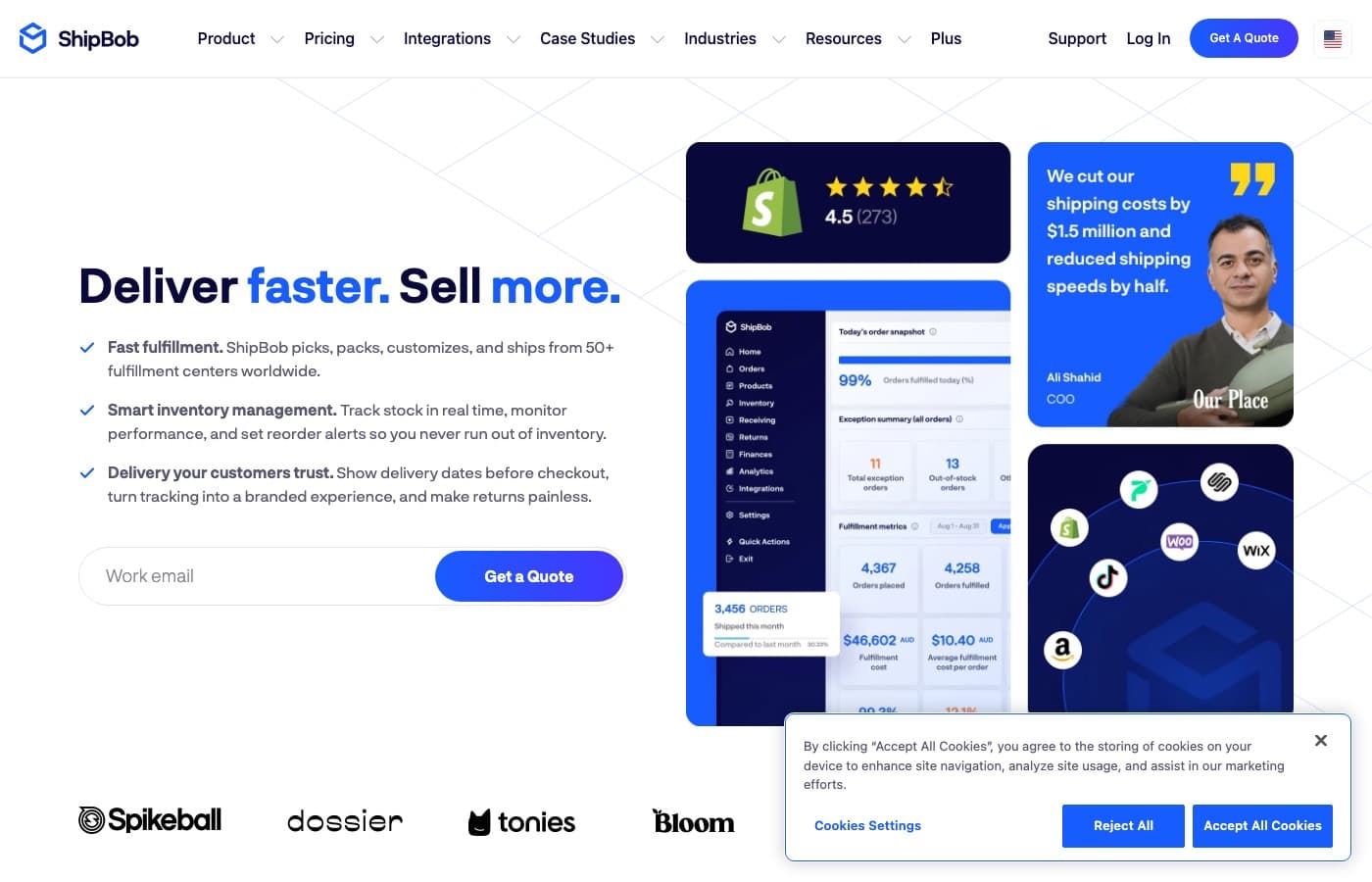 ShipBob, UX100 leader in Logistics & Supply Chain
